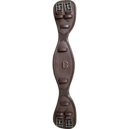 Kentucky Horsewear Anatomischer Kurzgurt aus Kunstleder Braun 65 cm – Bild 1 von 4