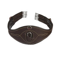 Produktbild von Kentucky Horsewear Anatomischer Sattelgurt aus Kunstleder Braun 135 cm