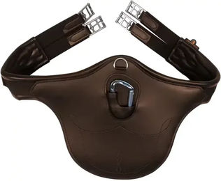 Kentucky Horsewear Anatomischer Stollengurt aus Kunstleder Braun 125 cm – Bild 1 von 11