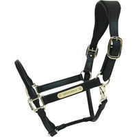 Produktbild von Kentucky Horsewear Anatomisches Genickstück für Lederhalfter aus Kunstleder Schwarz Onesize