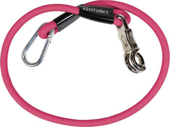 Kentucky Horsewear Anbindestrick und Hängerstrick aus Silikon in Pink 90 cm – Bild 1 von 3