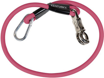 Kentucky Horsewear Anbindestrick und Hängerstrick aus Silikon Pink 55 cm – Bild 1 von 3