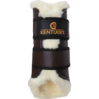 Produktbild von Kentucky Horsewear Arbeitsdressurgamaschen für Pferde aus Kunstleder in Braun