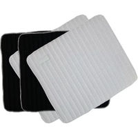 Produktbild von Kentucky Horsewear Bandagierunterlagen Absorb Gamaschen 4er-Set Schwarz Weiß 45 x 40 cm