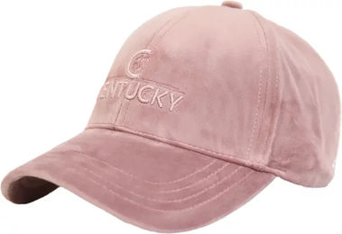 Kentucky Horsewear Baseball Cap Velvet für Damen in Rosa One Size – Bild 1 von 10