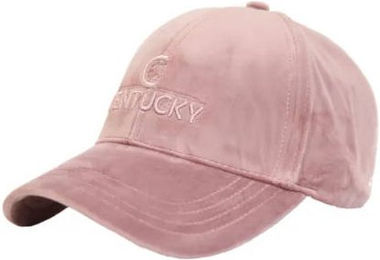 Kentucky Horsewear BaseCap Velvet Baseballcap für Kinder aus Polyester in Grün oder Rosa – Bild 1 von 2