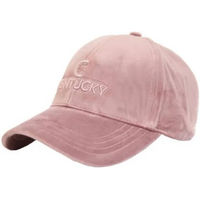 Produktbild von Kentucky Horsewear BaseCap Velvet Kinder Baseballcap aus Polyester in Blau oder Rosa