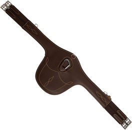 Kentucky Horsewear Bauchlatz-Sattelgurt aus Kunstleder Braun 125 cm – Bild 1 von 7