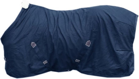 Kentucky Horsewear Baumwoll-Pferdedecke Cotton Sheet Blau Größe 130 – Bild 1 von 10