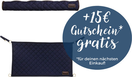 Kentucky Horsewear Boxentürvorhang mit Kopfschutz navy – Bild 1 von 1