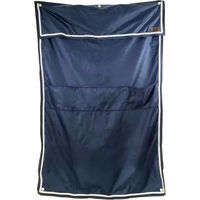 Produktbild von Kentucky Horsewear Boxenwandvorhang Classic aus Oxford-Gewebe mit Taschen Blau 135x200cm