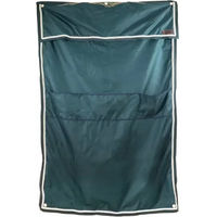 Produktbild von Kentucky Horsewear Boxenwandvorhang Classic Dunkelgrün wasserdicht mit Taschen 135x200cm