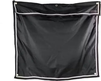 Kentucky Horsewear Boxenwandvorhang Classic Wasserdicht Schwarz 135x125cm – Bild 1 von 2
