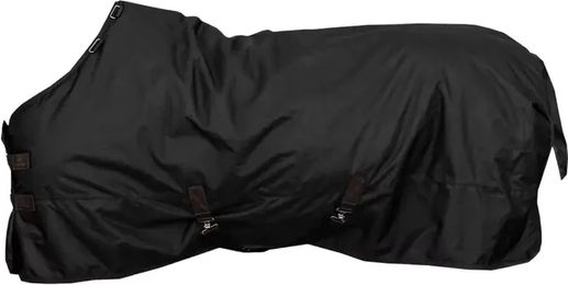 Produktbild von Kentucky Horsewear Classic Ganzjahres-Pferdedecke für den Außenbereich aus Polyester Schwarz 160 cm