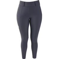 Produktbild von Kentucky Horsewear Classic Reithose Damen Full Grip Grau Blau Größe 34