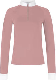 Produktbild von Kentucky Horsewear Classic Reitshirt für Damen mit langen Ärmeln und Reißverschluss