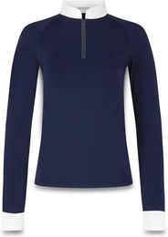 Kentucky Horsewear Classic Reitshirt für Damen mit langen Ärmeln und Reißverschluss aus Polyamid – Bild 1 von 4