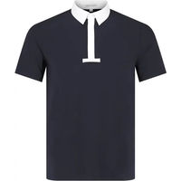 Produktbild von Kentucky Horsewear Classic Show Kurzarm Reitshirt für Herren in Weiß oder Blau Größe 52