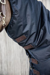 Kentucky Horsewear Classic Wasserdichtes Pferdehalsteil Schwarz S – Bild 1 von 2