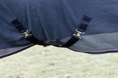 Kentucky Horsewear Combo Fliegendecke Classic wasserdicht Blau Größe 145 – Bild 1 von 12