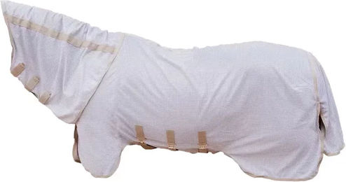 Kentucky Horsewear Comfort Fly Rug Fliegendecke für Pferde aus Polyester in Beige und Weiß – Bild 1 von 2