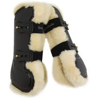 Produktbild von Kentucky Horsewear Compete 'n Wool Hartschalen-Gamaschen für Pferde Schwarz Fleece Größe M
