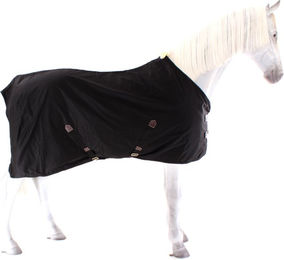 Kentucky Horsewear Cotton Sheet Baumwoll-Pferdedecke Schwarz Größe 125 – Bild 1 von 10