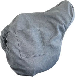 Kentucky Horsewear CSO Sattelbezug für Pferde in Grau Größe SR – Bild 1 von 4