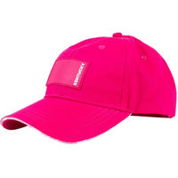 Produktbild von Kentucky Horsewear Damen Kappe aus Baumwolle in Rosa mit gummiertem Logo