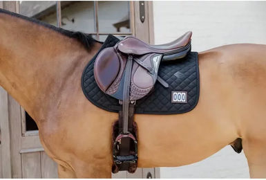 Kentucky Horsewear Diamond Competition Springschabracke für Pferde Schwarz – Bild 1 von 10