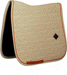 Produktbild von Kentucky Horsewear Dressage Sattelunterlage aus Velours für Vollblut