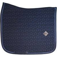Produktbild von Kentucky Horsewear Dressage Schabracke Glitter Rope Weiß Schwarz Blau aus Polyester