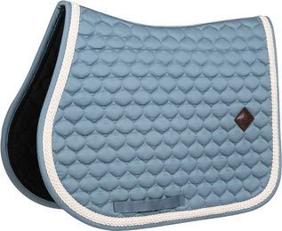Kentucky Horsewear Dressur Schabracke Cord Blau Full – Bild 1 von 8