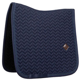 Kentucky Horsewear Dressur Schabracke mit Metallkette in Navy Blau – Bild 1 von 8