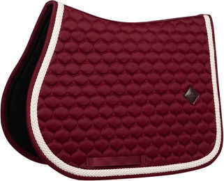Kentucky Horsewear Dressur Schabracke Plaited Cord Rot Full – Bild 1 von 6