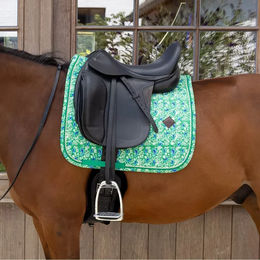 Kentucky Horsewear Dressur Schabracke Velvet Paisley Garden für Vollblut – Bild 1 von 10