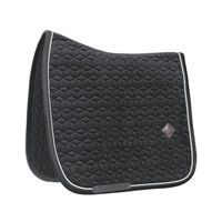 Produktbild von Kentucky Horsewear Dressurschabracke Basic Velvet in Schwarz für Warmblut