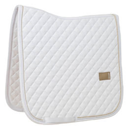 Kentucky Horsewear Dressurschabracke Diamond Rope Weiß für Warmblut – Bild 1 von 4