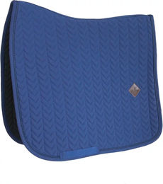 Kentucky Horsewear Dressurschabracke Fishbone Blau aus Polyester – Bild 1 von 11