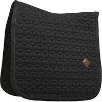 Produktbild von Kentucky Horsewear Dressurschabracke Full Sparkling Schwarz Vegan