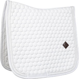 Kentucky Horsewear Dressurschabracke Glitter Band Weiß/Weiß aus Baumwolle – Bild 1 von 7