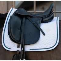 Produktbild von Kentucky Horsewear Dressurschabracke Glitter Rope Weiß/Blau für Warmblut
