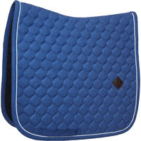 Produktbild von Kentucky Horsewear Dressurschabracke Melange Blau aus Baumwolle für Warmblut