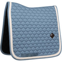 Produktbild von Kentucky Horsewear Dressurschabracke mit geflochtener Kordel in Blau aus Baumwolle