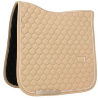 Produktbild von Kentucky Horsewear Dressurschabracke Onion Quilt Beige mit Rubber Logo