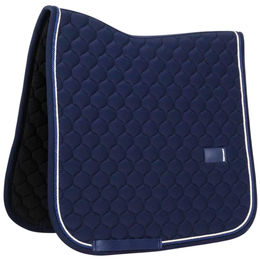 Kentucky Horsewear Dressurschabracke Onion Quilt mit Rubber Logo in Blau – Bild 1 von 9
