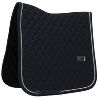 Produktbild von Kentucky Horsewear Dressurschabracke Onion Quilt Schwarz mit Rubber Logo
