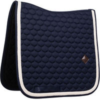 Produktbild von Kentucky Horsewear Dressurschabracke Plaited Cord Blau aus Baumwolle für Warmblut