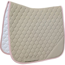 Kentucky Horsewear Dressurschabracke Softshell Onion Quilt Beige-Altrosa für Warmblut – Bild 1 von 5