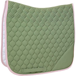 Kentucky Horsewear Dressurschabracke Softshell Onion Quilt für Warmblut in Khaki-Altrosa – Bild 1 von 7